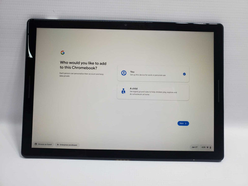Google Slate C1A Chrome Tablet 128GB Storage |
