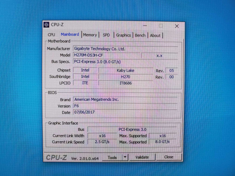 Custom PC H270M-DS2H Core i7-7700 @ 3.6GHz 32GB DDR4 1TB SSD M2000 4GB  (