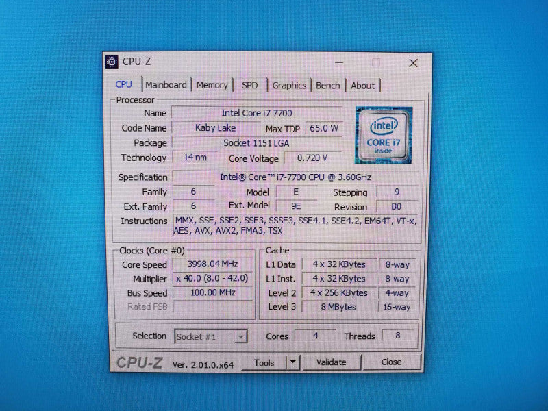Custom PC H270M-DS2H Core i7-7700 @ 3.6GHz 32GB DDR4 1TB SSD M2000 4GB  (