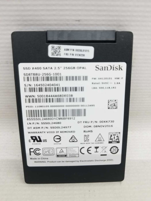 Sandisk 256GB SSD 90% Life. Working Great. ~