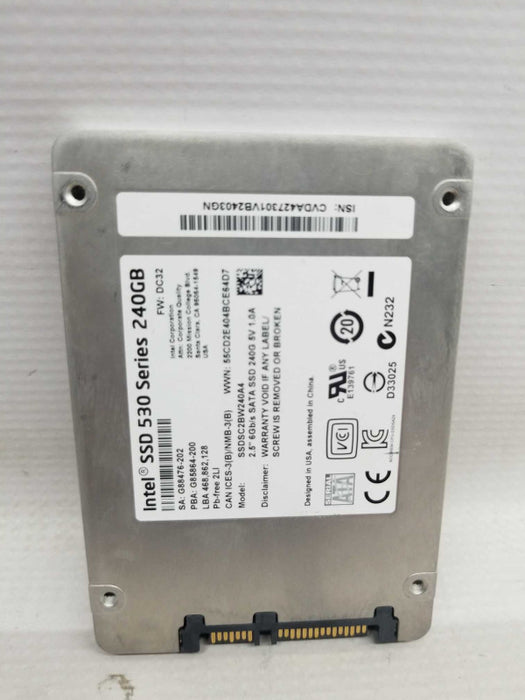 Intel 530 Series 240GB SSD 90% Life. Working Great. ~