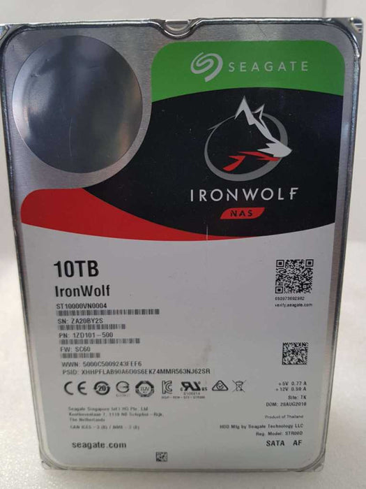 1x 10TB SEAGATE IRONWOLF PRO SATA 3.5 HARD DRIVE