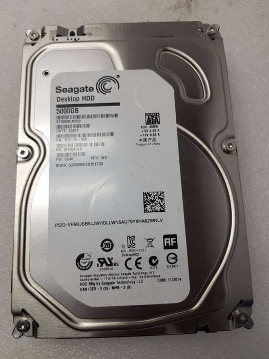 3x 5 TB  SEAGATE   SATA 3.5  HARD DRIVE
