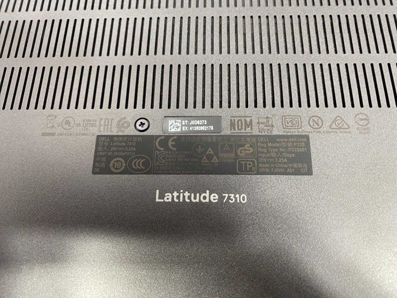 DELL Latitude 7310 with i7-10610U CPU 16GB RAM & 512GB NVMe Storage  -