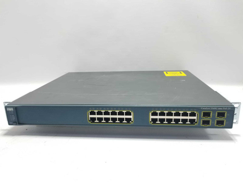 Cisco WS-C3560G-24PS-S Catalyst 24-Port Gigabit Ethernet PoE 4-Port SFP Switch ~