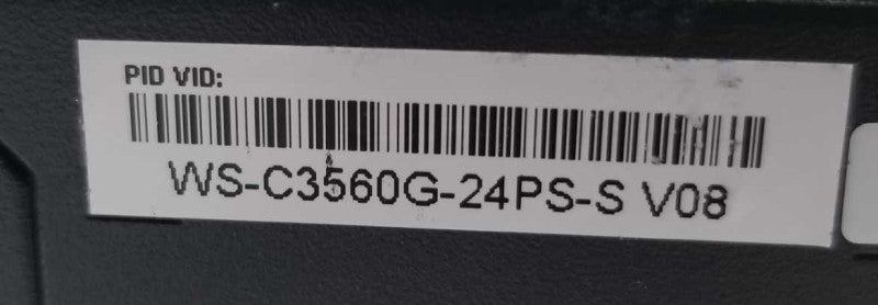 Cisco WS-C3560G-24PS-S Catalyst 24-Port Gigabit Ethernet PoE 4-Port SFP Switch ~