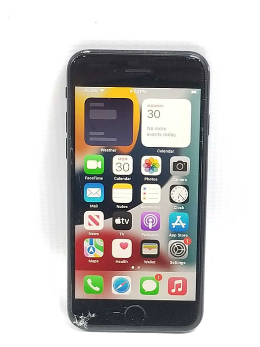 Apple iPhone SE 2nd Gen. 64GB Unlocked, Cracked Screen _