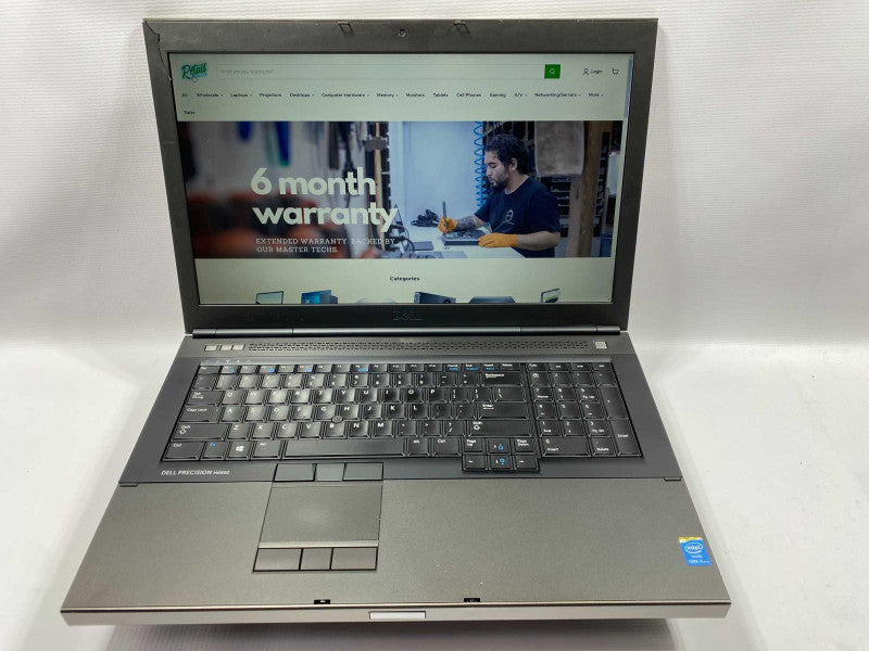 17.5\\" DELL with Precision M6800 with i5-4300M CPU 8GB RAM & 256GB SSD Storage  -