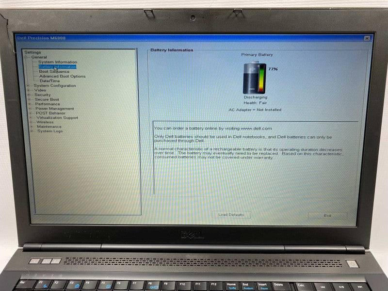 17.5\\" DELL with Precision M6800 with i5-4300M CPU 8GB RAM & 256GB SSD Storage  -