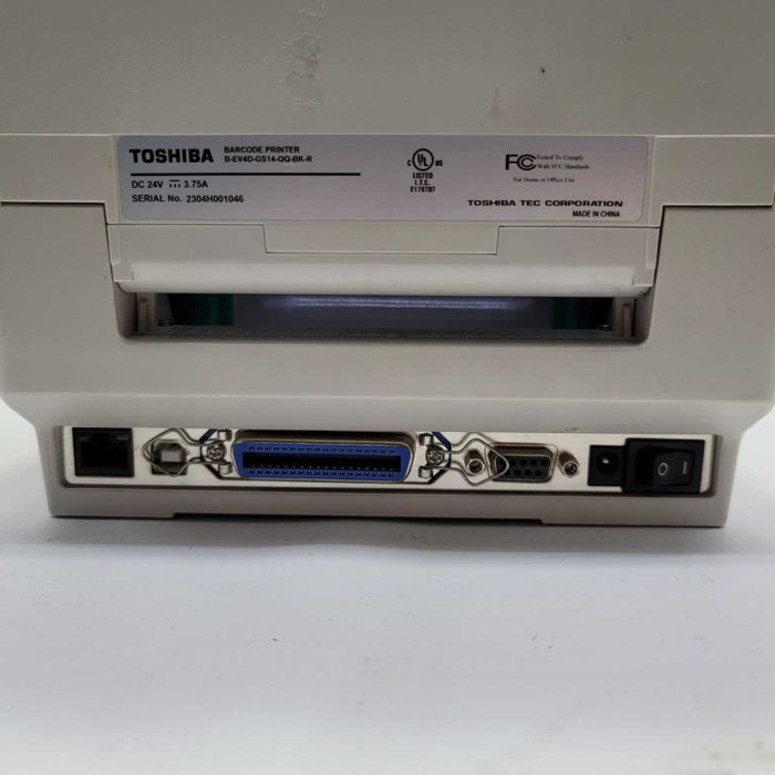 Toshiba B-EV4D-GS14-QQ-BK-R Thermal Label Printer =