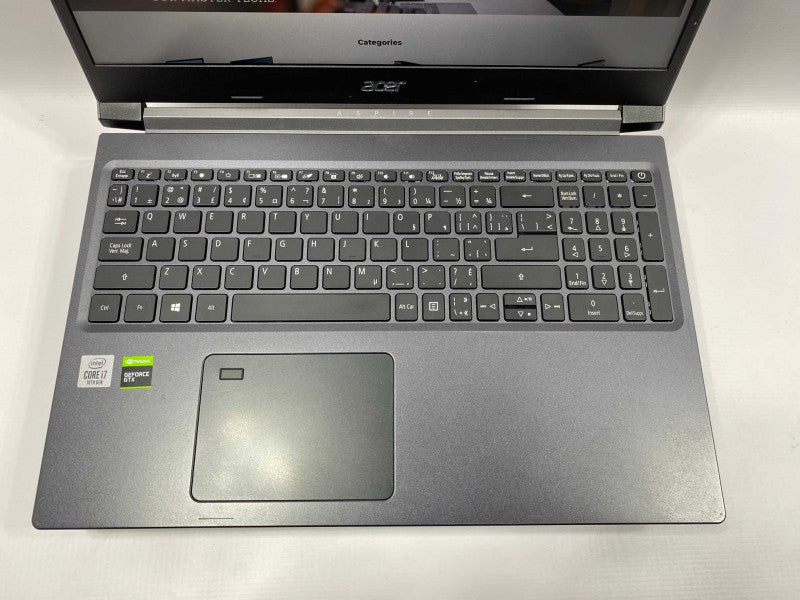 Acer Aspire 7 N19C5 with i7-10750H CPU 16GB RAM & 512GB NVME Storage  -