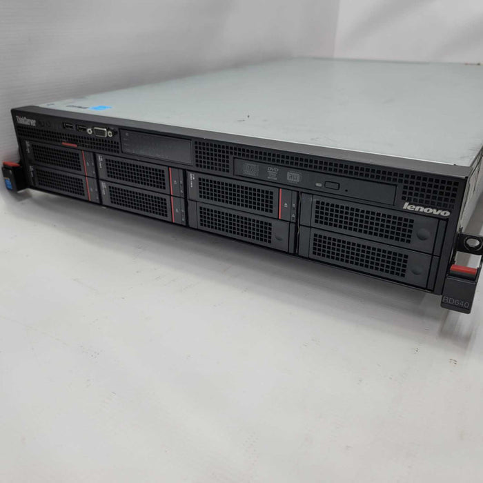 Lenovo ThinkServer RD640 Xeon E5-2620 V2 @ 2.00GHz 32gb RAM 9260-8i Raid 2xPSU =