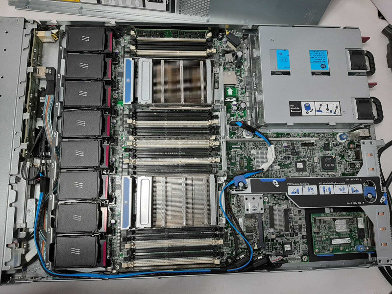 HP ProLiant DL360e Gen8 2x Xeon E5-2440 16GB RAM B320i RAID 2X PSU No HDD