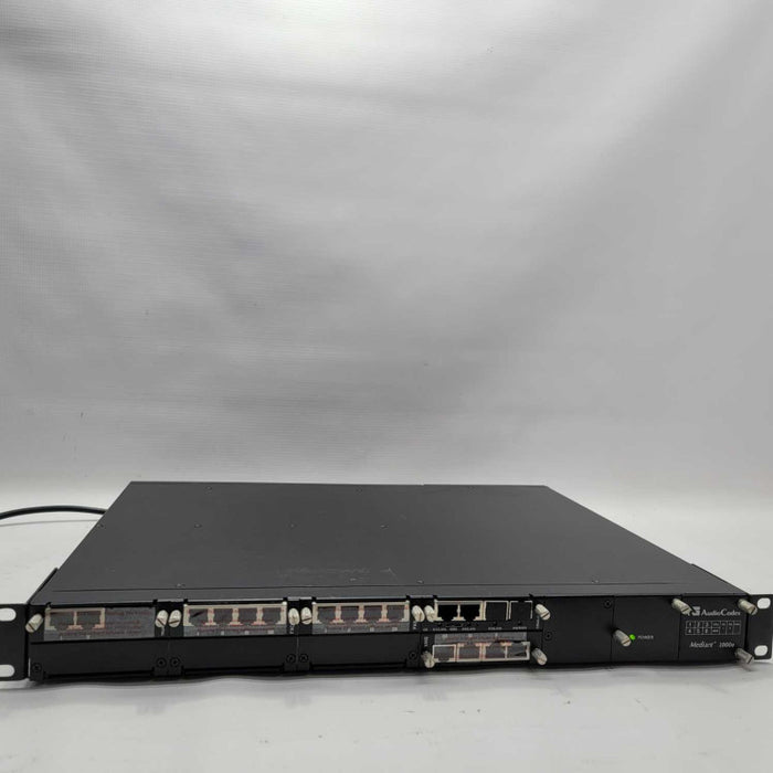 AudioCodes Mediant 1000B /w TRUNKS, FXO, FXS, CRMX-C, SWX =