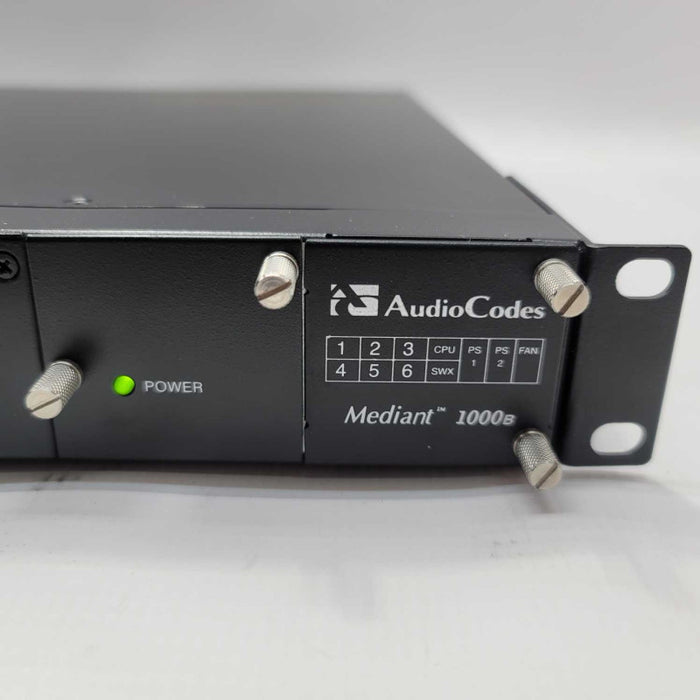 AudioCodes Mediant 1000B /w TRUNKS, FXO, FXS, CRMX-C, SWX =