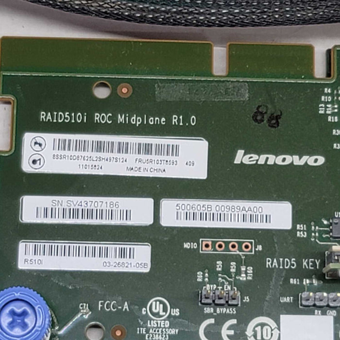 Lenovo Think Server RAID 510i 03-26821-05B with cables =