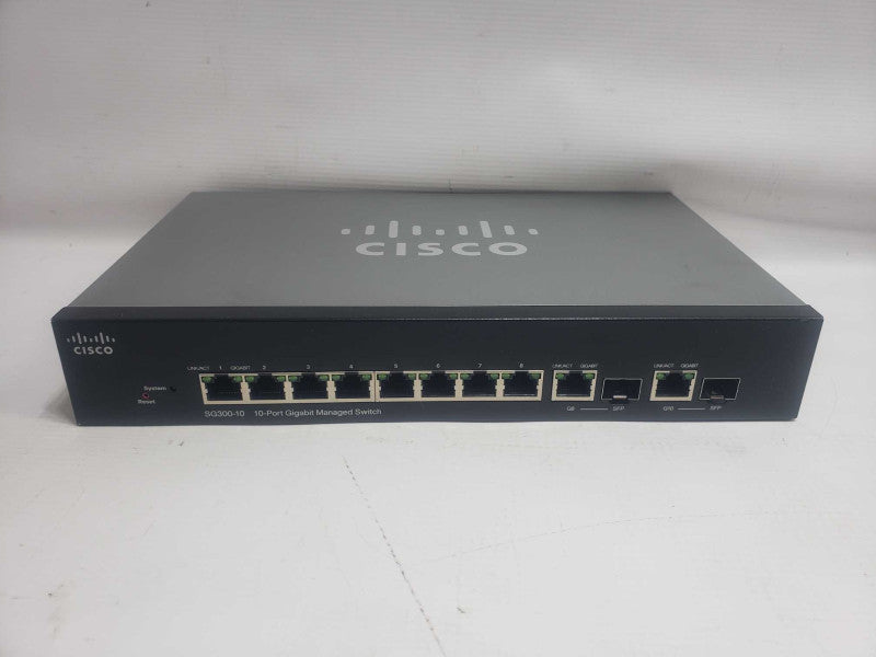 Cisco SG 300 10-port Gigabit Managed Switch SG300-10 FACTORY RESET