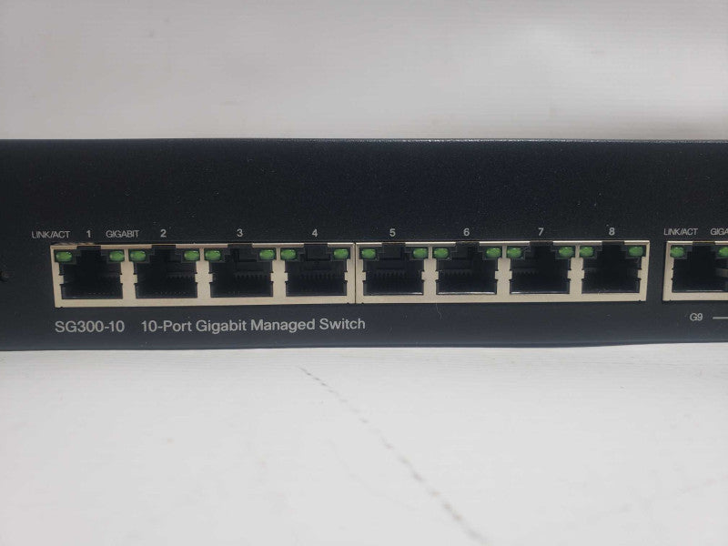 Cisco SG 300 10-port Gigabit Managed Switch SG300-10 FACTORY RESET