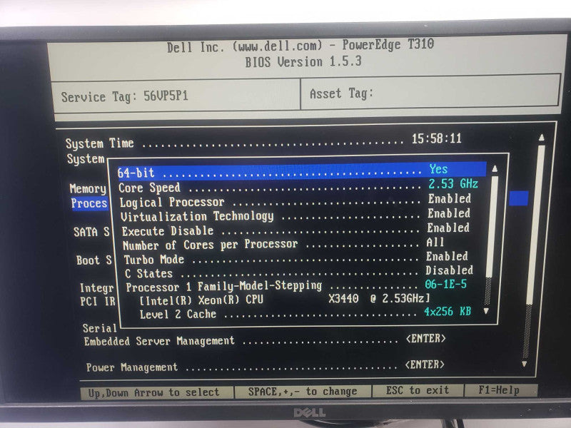 Dell PowerEdge T310 Server - Xeon X3440, 16 GB RAM