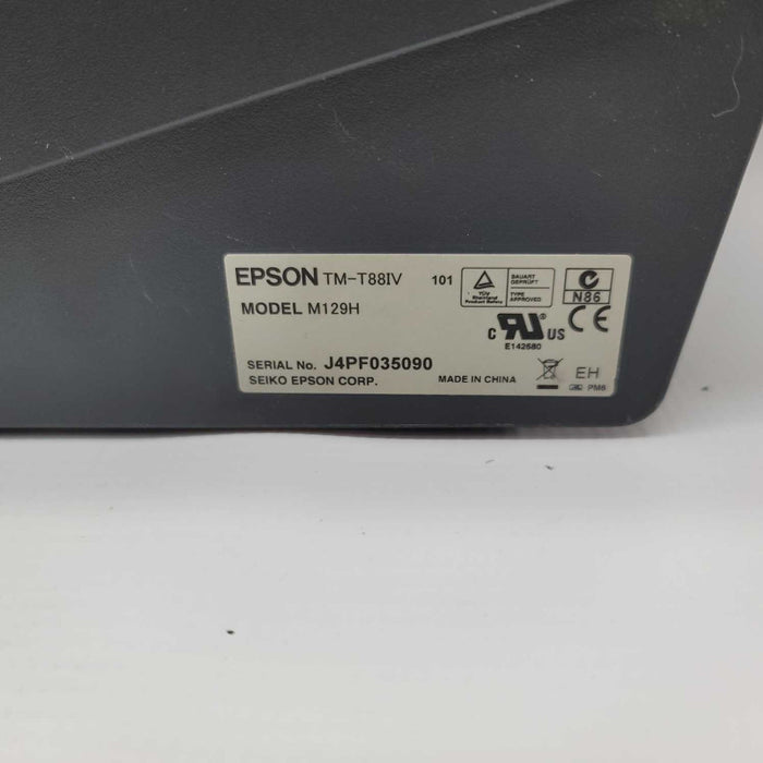 Epson TM-T88IV With RJ12 Port Thermal Receipt Printer w/ OEM Power Supply =