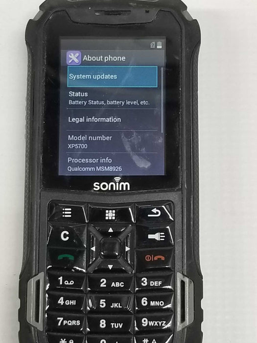 Sonim XP5 XP5700 Black 4G LTE Durable Rugged Phone
