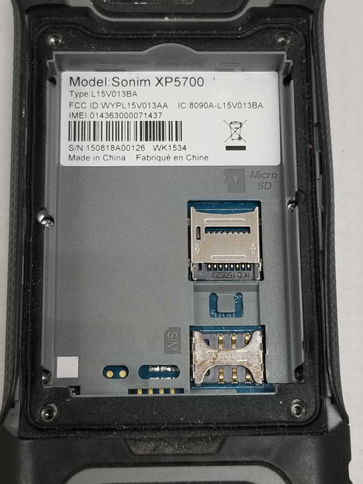 Sonim XP5 XP5700 Black 4G LTE Durable Rugged Phone