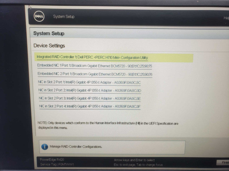 DELL POWEREDGE SERVER R420 1x Xeon E5-2420 @ 1.90GHz  24 GB RAM