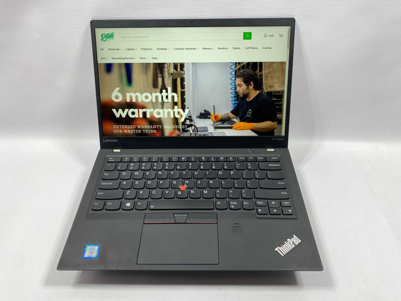 Lenovo ThinkPad X1 Carbon 5th gen with i7-7600U CPU 16GB RAM & 256GB SSD -