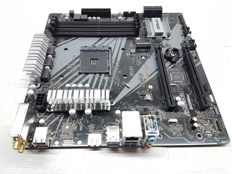 Asrock B450M/ac Motherboard DDR4 AM4 - READ #