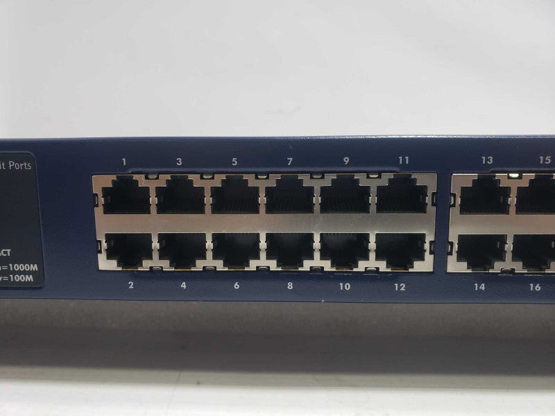 NetGear ProSafe FS726T Blue 24 Ports Gigabit Ethernet Switch FACTORY RESET