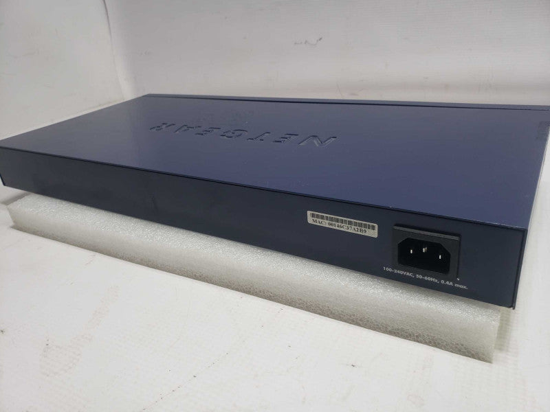 NetGear ProSafe FS726T Blue 24 Ports Gigabit Ethernet Switch FACTORY RESET