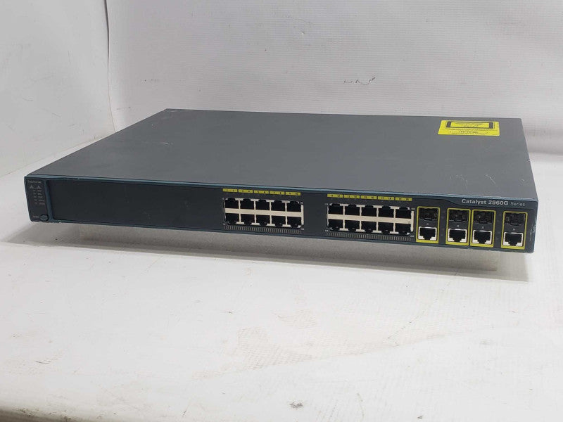 Cisco Catalyst 2960G WS-C2960G-24TC-L 20-Port Gigabit Switch FACTORY RESET