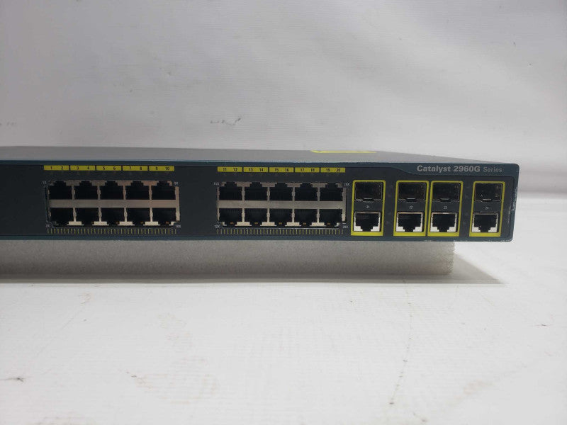 Cisco Catalyst 2960G WS-C2960G-24TC-L 20-Port Gigabit Switch FACTORY RESET