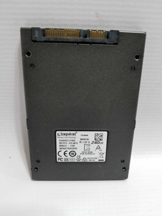 Kingston 240GB SSD SATA 3 2.5â Solid State Drive, QTY ~