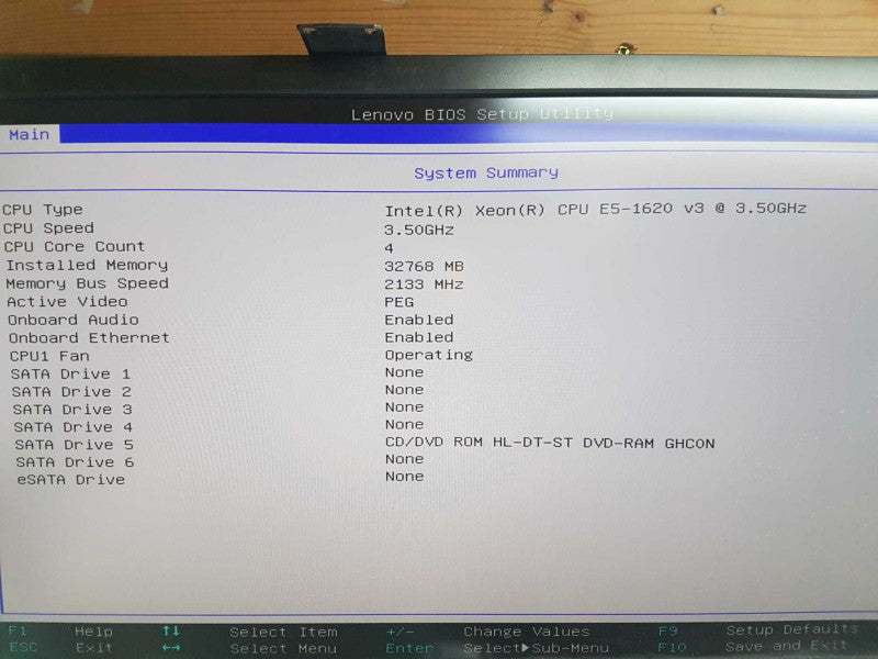 Lenovo Thinkstation P500 Xeon E5-1620 V3 @ 3.50ghz / 32gb ram/ quadro K2200 #