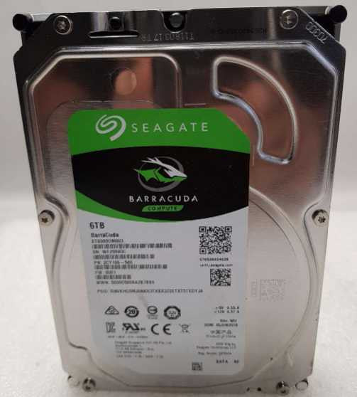 1x 6TB  SEAGATE BARRACUDA   SATA 3.5  HARD DRIVE
