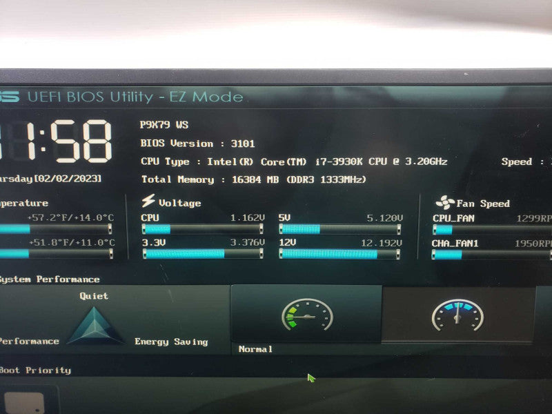 Custom Asus PC i7-3930k @ 3.2GHz 16GB RAM Quadro 410