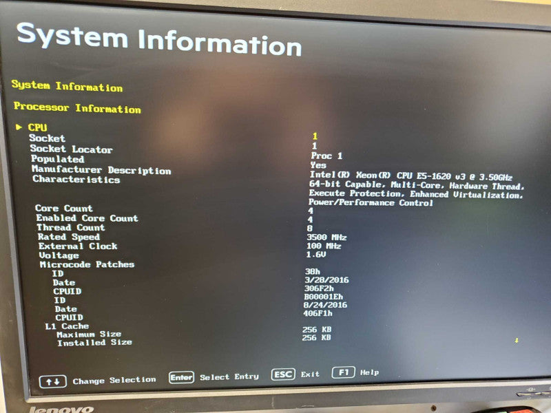 HP ProLiant ML110 Gen9 Xeon E5-1620v3 @ 3.50GHz 16GB RAM - NO HDD B140I RAID (
