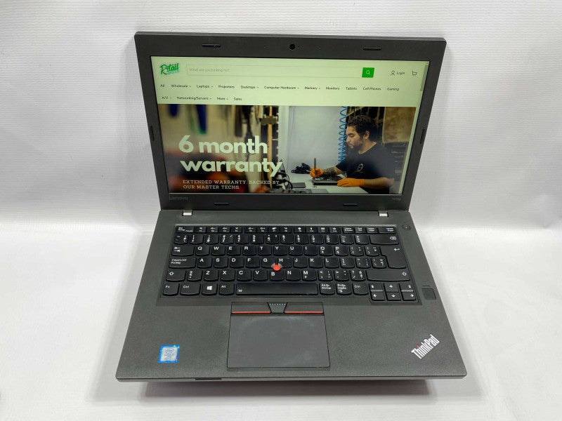Lenovo ThinkPad T470p with i7-7820HQ CPU 16GB RAM 256GB SSD Storage  -