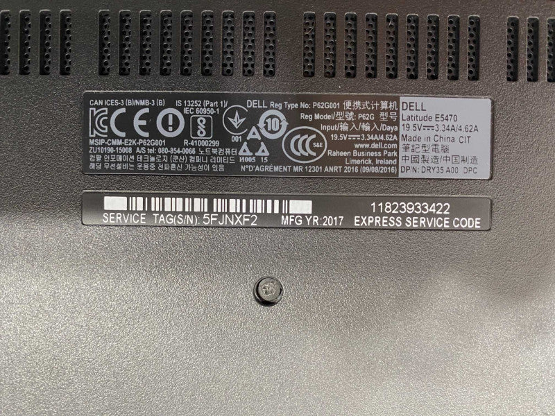 DELL Latitude E5470 with i5-6300U CPU 8GB RAM & 256GB SSD storage  -
