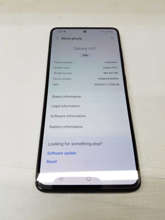 Samsung Galaxy A51 - 64GB - Carrier Unlocked - Factory Reset - READ #