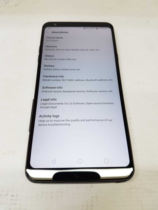 LG Q Stylo+ 32GB Carrier Unlocked Factory Reset - READ #