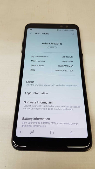 Samsung A8 32GB Carrier Unlocked Factory Reset - READ #