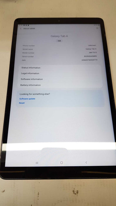 Samsung Galaxy Tab A SM-T515 10.1\\" 32GB Carrier Unlocked Fact Reset #