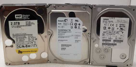 A box of 2TB 3.5\\'\\' SAS HDDs mixed brands - 24 PCS