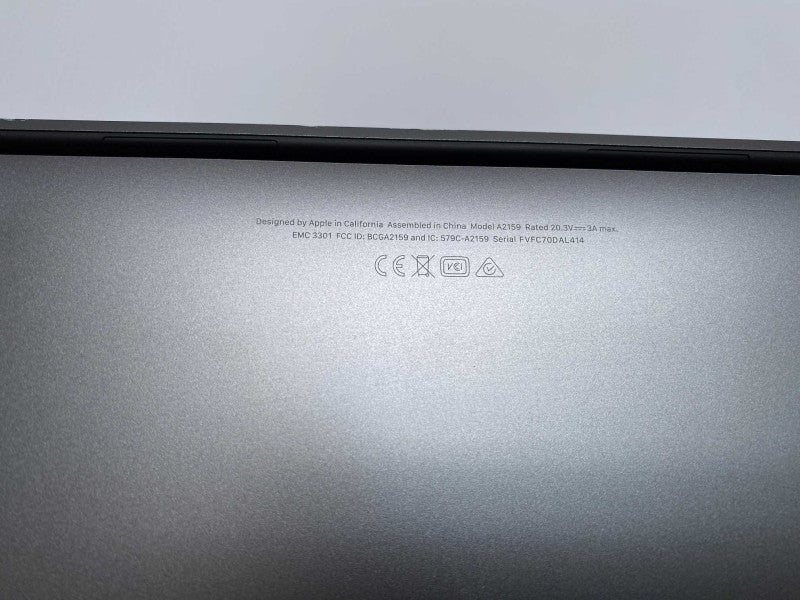 MacBook Pro 13-inch 2019 TouchBar with Intel i5 CPU 16GB RAM & 250GB Storage  -