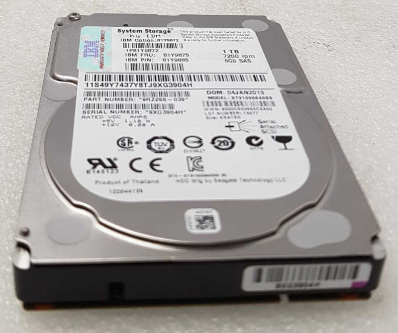 A box of Mixed sizes 900GB-1.2TB SAS 2.5\\'\\'  HDDs mixed brands - 79 PCS