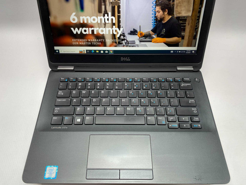 DELL Latitude E7270 with i7-6600U CPU 16GB RAM & 256GB SSD Storage  -