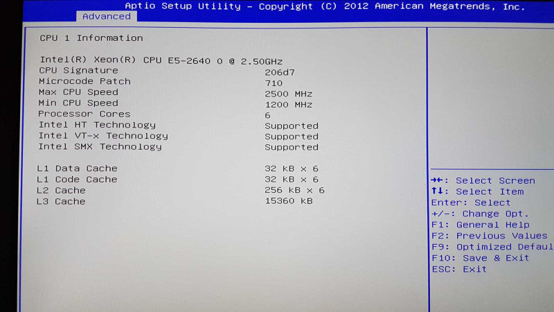 Lenovo Thinkserver RD630 2x Xeon E5-2640 @ 2.50ghz / 64gb ram / read #