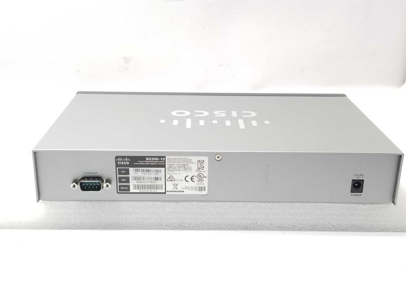 Cisco SG300-10 10-Port Gigabit Managed Switch, No Power Adapter _